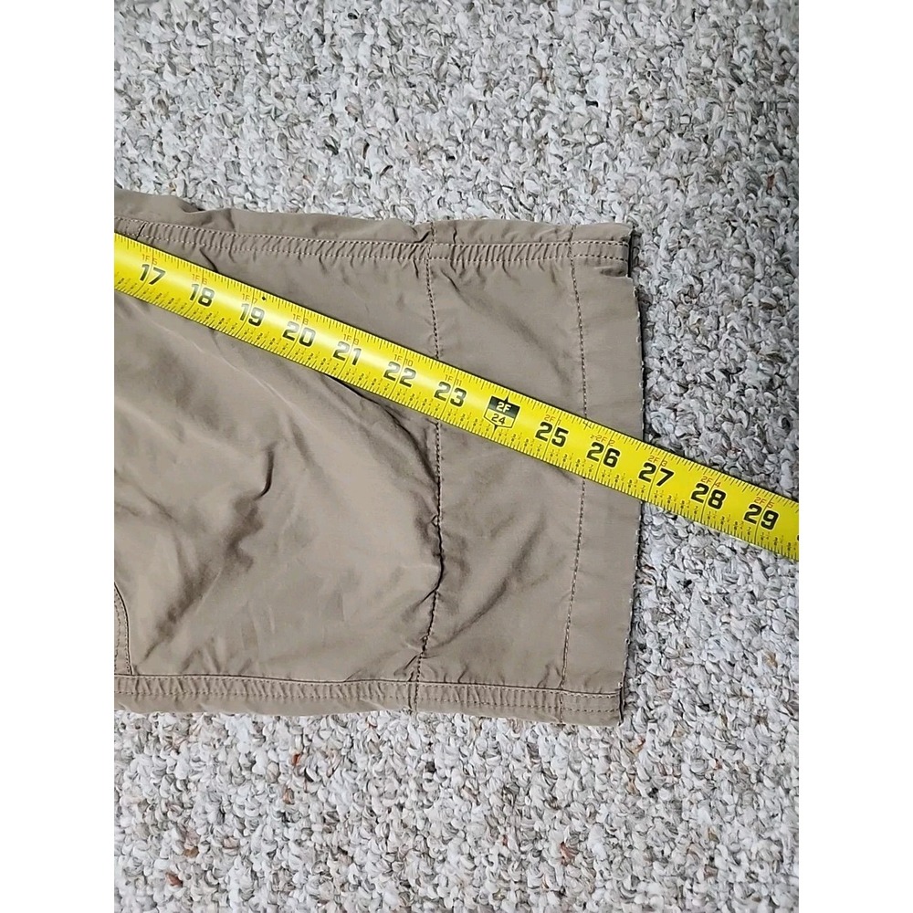 Rail Riders Hiking Pants Mens Khaki Nylon Fleece Lined‎ Trail Taper 34x28 - Picture 8 of 16